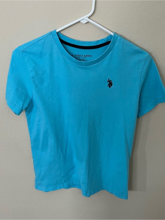 U.S. Polo Assn. Other - U.S. Polo Assn. Boys Turquoise Blue Crewneck T-Shirt Large 10/12